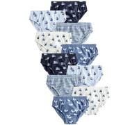 NEXT Garçon Slips, Lot de 10 Blue Transport 7 Ans-8 Ans