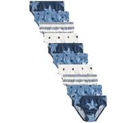 NEXT Garçon Slips, Lot de 10 Étoiles et Rayures Bleues 9 Ans-10 Ans