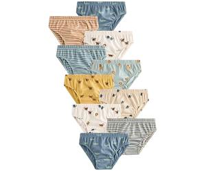NEXT Garçon Slips, Lot de 10 Safari Print 5 Ans-6 Ans
