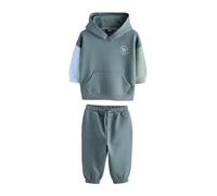 NEXT Garçon Sweat à capuche et pantalon de jogging Bleu 9 Mois-12 Mois