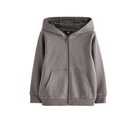 NEXT Garçon Sweat à Capuche uni zippé Mink 12 Ans