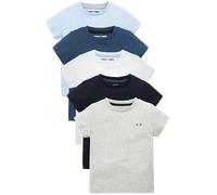 NEXT Garçon T-Shirt à Manches Courtes, Lot de 5 Bleu 18 Mois