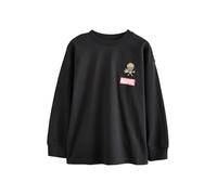 NEXT Garçon T-Shirt Manches Longues Les Gardiens De La Galaxie Groot Noir 10 Ans