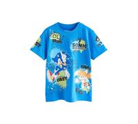 NEXT Garçon T-Shirt Sonic Blue Graffiti 6 Ans