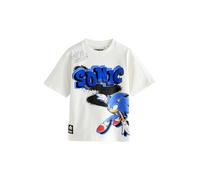 NEXT Garçon T-Shirt Sonic Écru 7 Ans