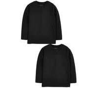 NEXT Garçon T-Shirts à Manches Longues, Lot de 2 Noir 10 Ans