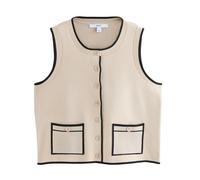 Next Gilet beige / noir, Taille L