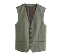 Next Gilet de costume bleu foncé / kaki, Taille 36