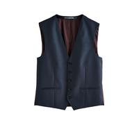 Next Gilet de costume bleu marine / bourgogne, Taille 44