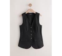 next Gilet en lin mélangé Noir FR 44 Petite (EU 42 P)