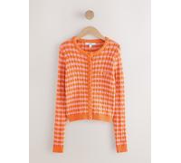 Next Cardigan orange foncé / rose, Taille 6XL-7XL