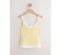 next Gilet superposé en jersey lavé jaune XL (FR 50-52)