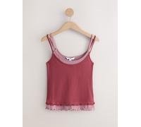 next Gilet superposé en jersey lavé rouge S (FR 38-40)