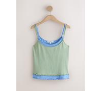 next Gilet superposé en jersey lavé vert S (FR 38-40)