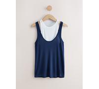Next Gilet transparent à plusieurs épaisseurs 2 dans 1 Haut bleu FR 40 (EU 38)