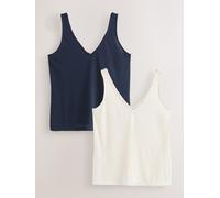 Next Gilets légers 2 Pack avec lin crème FR 48 (EU 46)