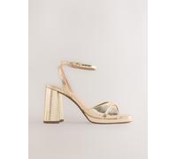 Next Gold Standard/Wide Fit Forever Comfort Platform Sandals