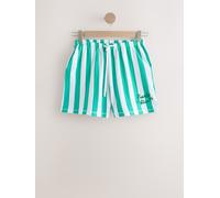 Next Green/Ecru Stripe Graphic Jersey Shorts Green/Ecru Stripe M Long (EU 40-42)