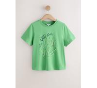 Next Green Embellished Petit Pois Short Sleeve Crew Neck T-Shirt
