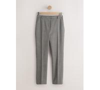 Next Green/Grey Check Slim Trousers