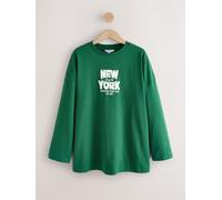Next Green New York Bagel Crew Neck Long Sleeve T-Shirt