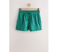 Next Green Stripe Pull On Summer Shorts Green Stripe EU 48 Regular (UK 20 R)