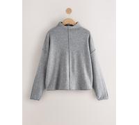 Next Grey 100% Cashmere N. Premium Roll Edge Jumper