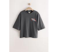 Next Grey Christmas Sugar and Spice Graphic Slogan Short Sleeve T-Shirt