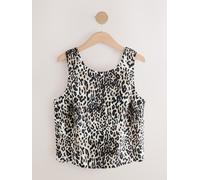 Next Grey Leopard Print Vest Top