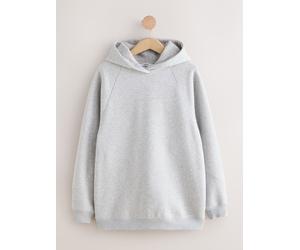 Next Grey Relaxed Fit Heavyweight Longline Hoodie