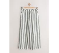Next Pantalon taupe / blanc, Taille 36