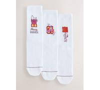 Next Halloween Snoopy Ribbed Ankle Socks 3 Pack