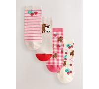 Next Hamish the Highland Cow Chaussettes rayées 4 Pack crème Un an
