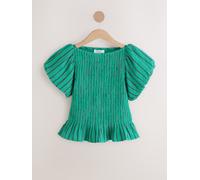Next Haut à manches bouffantes vert FR 40 (EU 38)
