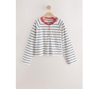 Next Haut à manches longues à col rond boutonné Henley