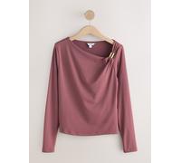 Next Haut à manches longues en nylon doux au toucher asymétrique