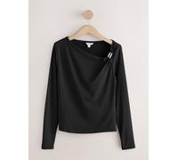 Next Haut à manches longues en nylon doux au toucher asymétrique