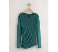 Next Haut à Manches longues froncé scintillant à Col rond