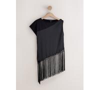 next Haut asymétrique sans manches à franges Noir L Regular (FR 46-48)