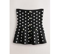 next Haut bandeau péplum en maille intelligente Noir L Regular (FR 46-48)