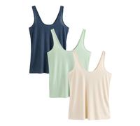 Next Haut beige / bleu marine / menthe, Taille M