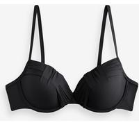 Next Haut Bikini drapé, rembourré et gainant avec armatures Noir 95 E