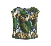 Next Haut bleu clair / vert foncé / noir / blanc, Taille 6XL