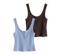 Next Haut bleu-gris / brun foncé, Taille 5XL