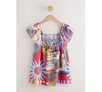 Next Chemisier beige clair / bleu pastel / jaune / rose, Taille XL
