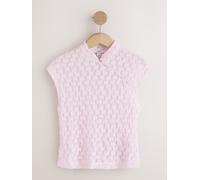 next Haut boutonné en dentelle florale à manches courtes Rose FR 42 (EU 40)