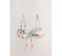 next Haut de bikini bandeau à armatures et naud Rose 110 G