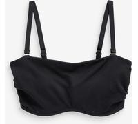 Next Black DD+ Non Pad Minimise Bandeau Bikini Top