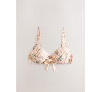 Next Haut de bikini rembourré à armatures et naud sur le devant crème 32 F