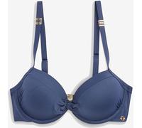 Next Haut de bikini rembourré à armatures gainant bleu 32 B